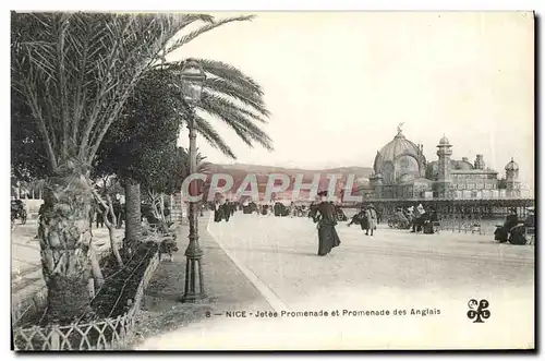 Cartes postales Nice Jetee Promenade et Promenade des Anglais