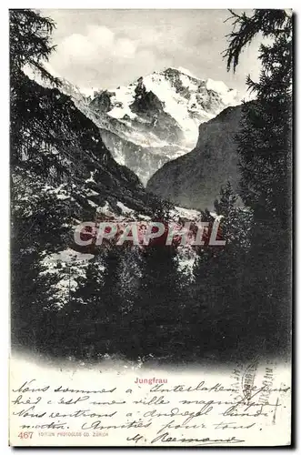 Cartes postales Jungfrau