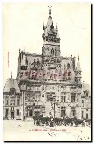 Cartes postales Compiegne L&#39Hotel de Ville