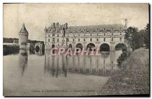 Ansichtskarte AK Chateau de Chenonceaux Facade meridionale