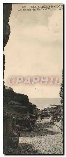 Cartes postales Les Sables D'Olonne La grotte du puits d'enfer