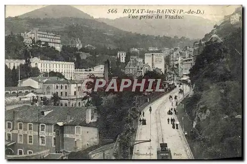 Cartes postales Royat les Bains Vue Prise du Viaduc