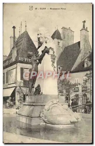 Ansichtskarte AK Dijon Monument Piron