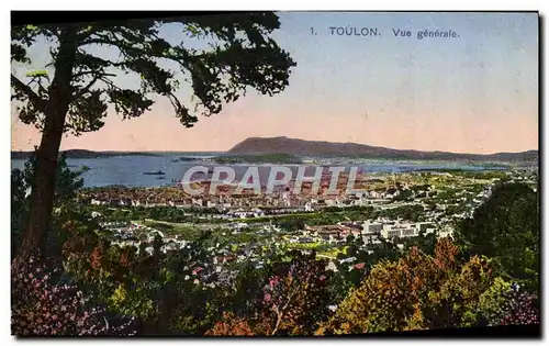 Cartes postales Toulon Vue Generale