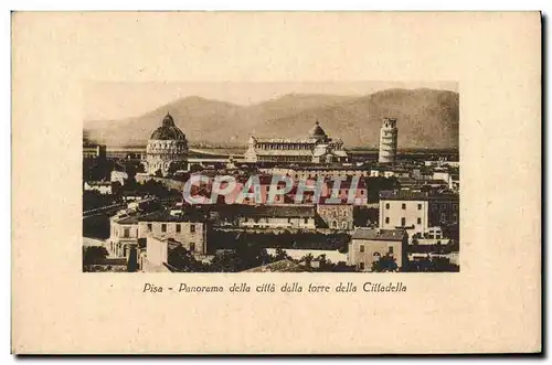 Cartes postales Pisa Panorama Della Citta Dalla Forre Della Cittadella