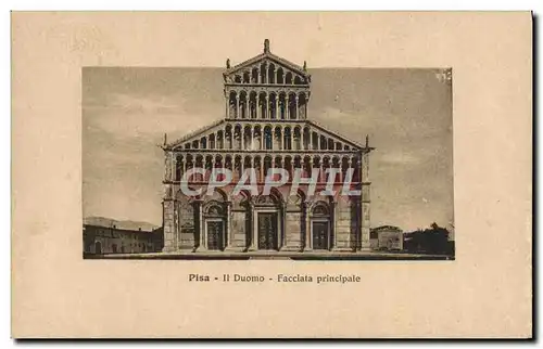 Cartes postales Pisa Duomo Faciata Principale