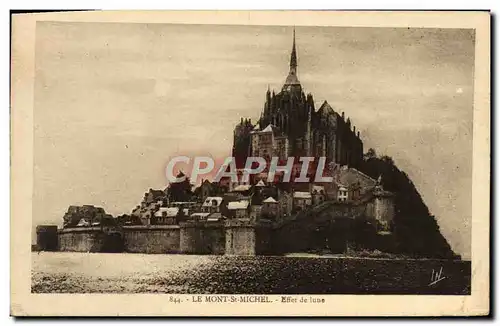 Ansichtskarte AK Le Mont St Michel Effet de Lune