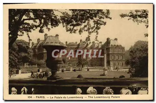 Cartes postales Paris Le Palais du Luxembourg