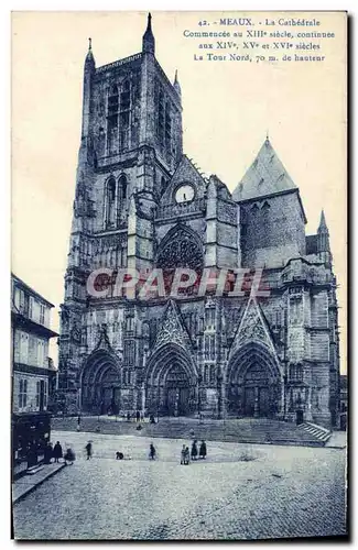 Cartes postales Meaux La Cathedrale