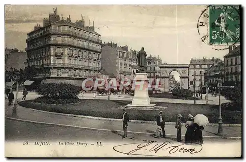 Cartes postales Dijon La Place Darcy