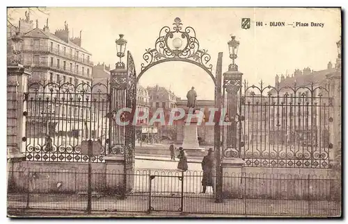 Cartes postales Dijon Place Darcy