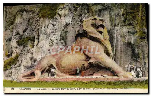 Cartes postales Belfort Le Lion