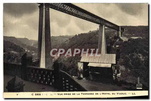 Ansichtskarte AK Viaduc Des Fades Vue prise de la terrasse de l&#39hotel du viaduc