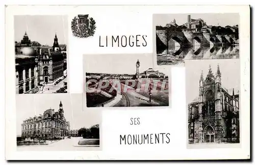 Moderne Karte Limoges Ses Monuments