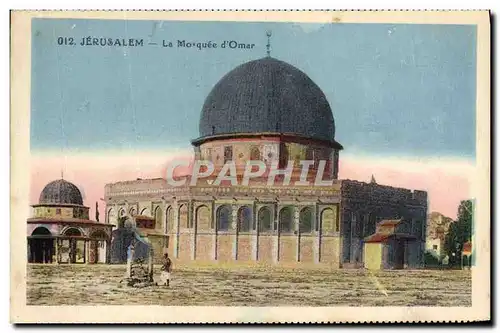 Cartes postales Jerusalem La Mosquee d&#39Omar