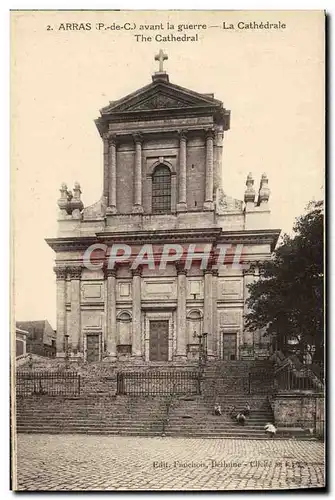 Ansichtskarte AK Arras Avant La Guerre La Cathedrale