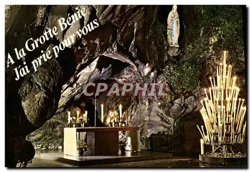 Cartes postales moderne Lourdes La grotte miraculeuse