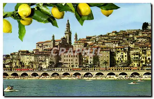 Cartes postales moderne Menton Vue Pittoresque Sur Le Vieux Menton Citron