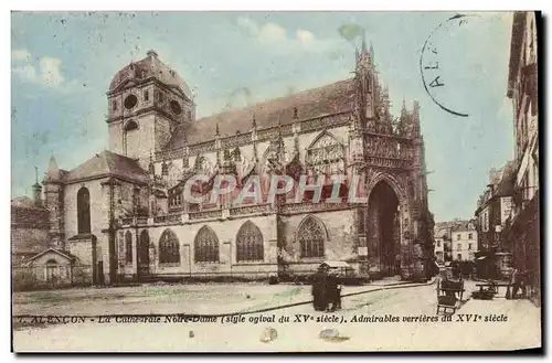 Cartes postales Alencon La Cathedrale notre Dame