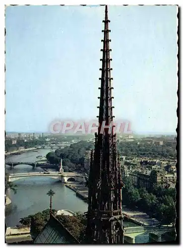 Moderne Karte Paris Fleche De Notre Dame