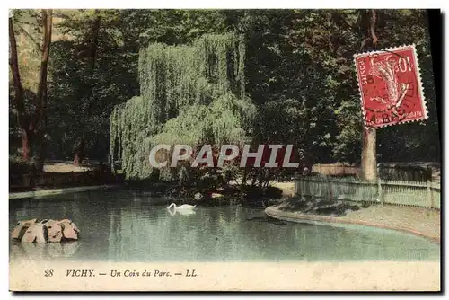 Cartes postales Vichy Un Coin Du Parc Cygne