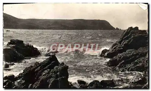 Cartes postales moderne La Hague Tempete Dans Le Baie d&#39Ecalgrain