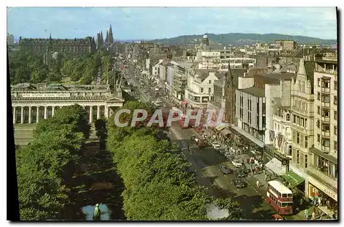 Cartes postales moderne Princes Street From The Scott Monument Edinburgh
