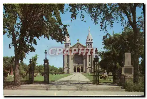 Moderne Karte St Boniface Cathedral Near Winnipeg Monitoba Canada