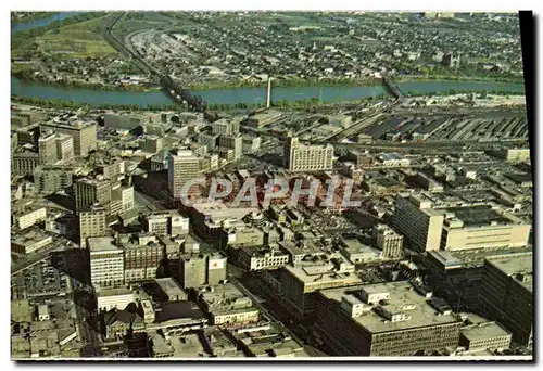Cartes postales moderne Aerial View Downtown Winnipeg Manitoba Canada