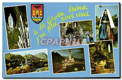 Cartes postales moderne Souvenir De Lourdes