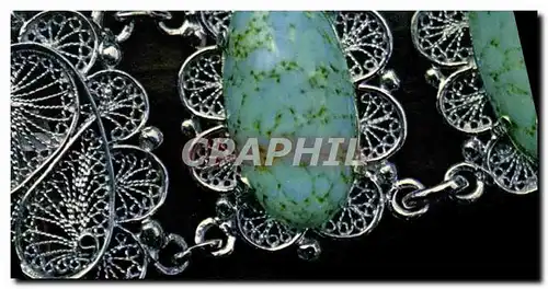 Cartes postales moderne Bracelet En Argent Et Turquoises Senegal Air Afrique