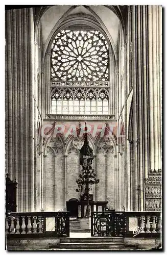 Cartes postales moderne Sees La Cathedrale Rosace Sud
