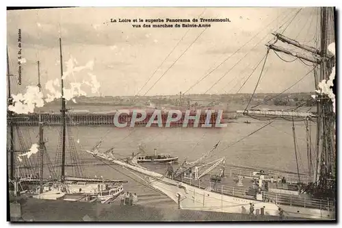 Ansichtskarte AK La Loire Et Le Superbe Panorama De Trentemoult Vue Des Marches De Sainte Anne Bateau Voilier