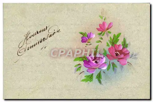 Cartes postales Fantaisie Fleurs