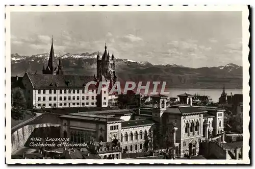 Cartes postales moderne Lausanne Cathedrale Et Universite