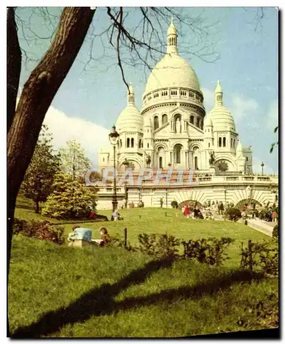 Cartes postales moderne Paris La Basilique Du Sacre Coeur De Montmartre