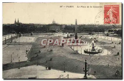 Cartes postales Paris La Place De Concorde