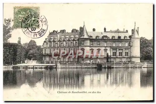 Ansichtskarte AK Chateau De Rambouillet Vu Des Iles