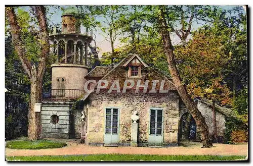 Ansichtskarte AK Palais De Versailles Hameau Du Petit Trianon La laiterie et la tour de Malborough