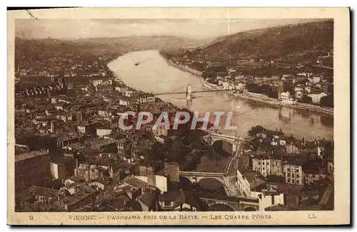 Ansichtskarte AK Vienne Panorama Pris De La Batie Les Quatre Ponts