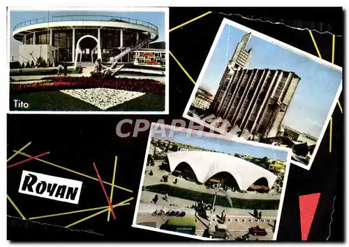 Cartes postales moderne Royan Le Casino L'Eglise Le Marche