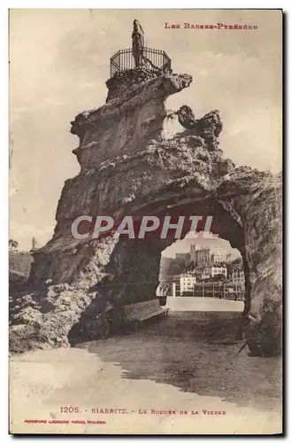 Cartes postales Biarritz Le Rocher De La Vierge