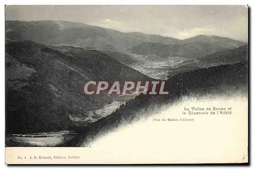 Cartes postales La Vallee De Sewen Et Le Reservoir De l&#39Alfeld