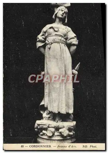 Cartes postales Cordonnier Jeanne d'Arc