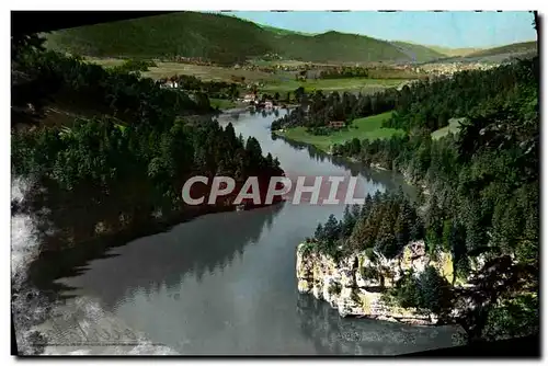 Cartes postales moderne La Franche Comte Pittoresque Frontiere Franco Suisse Les Bassins Du Doubs