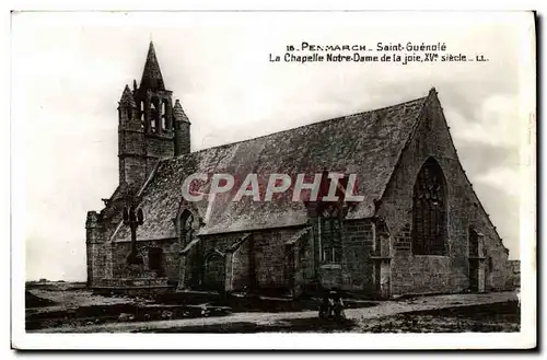 Moderne Karte Penmarch Saint Guenole La Chapelle Notre Dame De La Joie