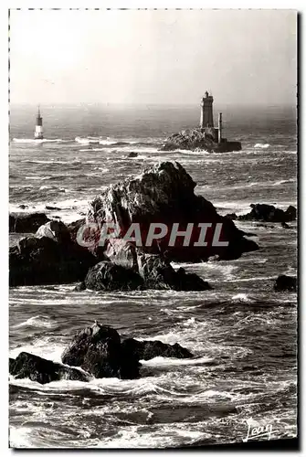 Cartes postales moderne Pointe Du Raz Le Phare de la Vieille Courants Dans le Raz de Sein