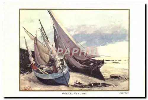 Cartes postales moderne Meilleurs Voeux Bateau