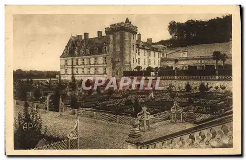 Ansichtskarte AK Villandry Le Chateau et les Jardins