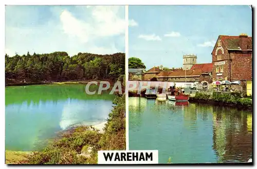 Moderne Karte Wareham The blue pool Old granary and South bridge